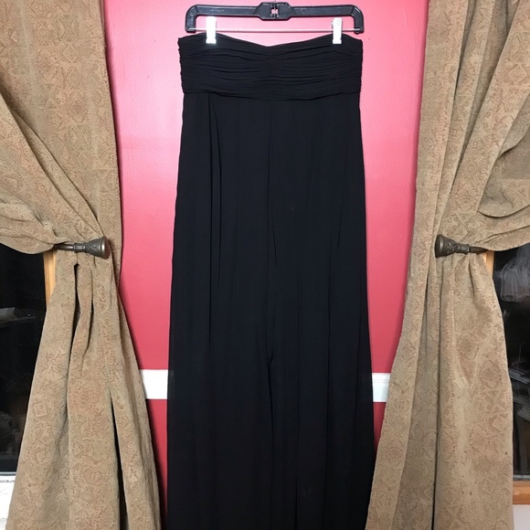 Rachel Zoe black draped pants/Palazzo size 12 New With Tag - Picture 3 of 12